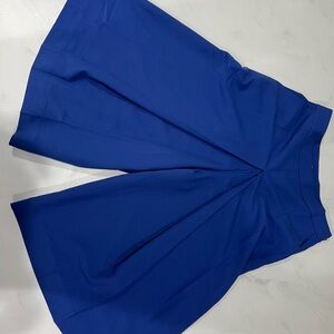 Elegant Blue Women's Wide Leg Culotte Pant/Skirt
